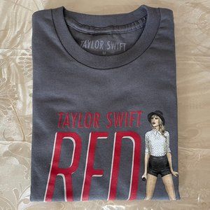 red (taylor's version) eras charcoal t-shirt